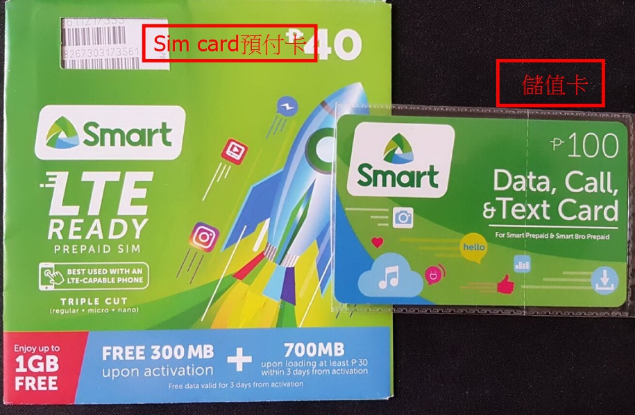 Smart prepaid card